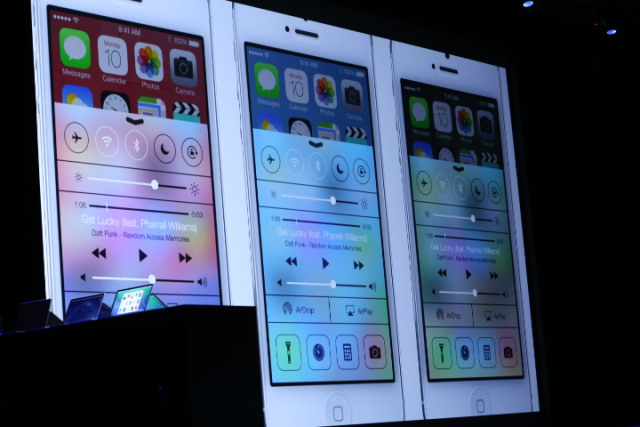 interfata iOS 7