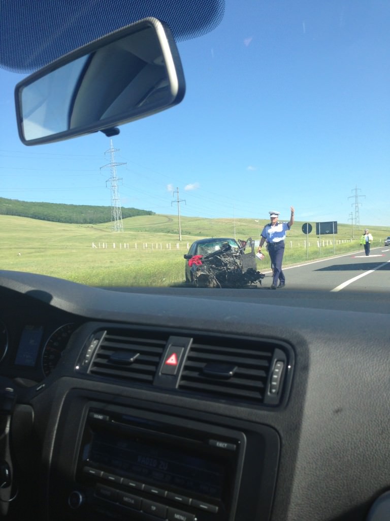 Accident pe drumul dintre Tecuci și Bârlad 2