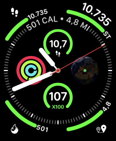 ActivityTracker pe Apple Watch